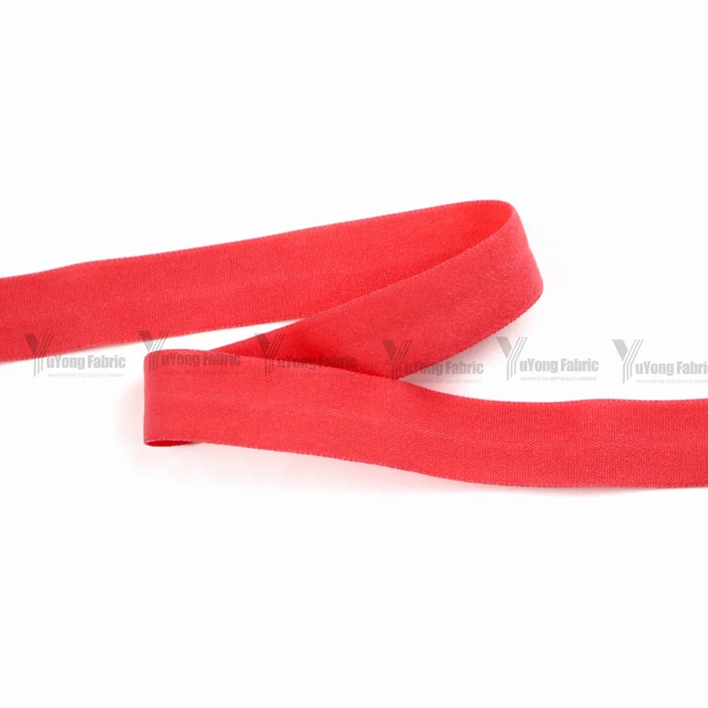 Подгонянная нейлоновая матовая Складная лента на заказ тканая 5/8 16 мм 20 мм сложенная эластичная лента