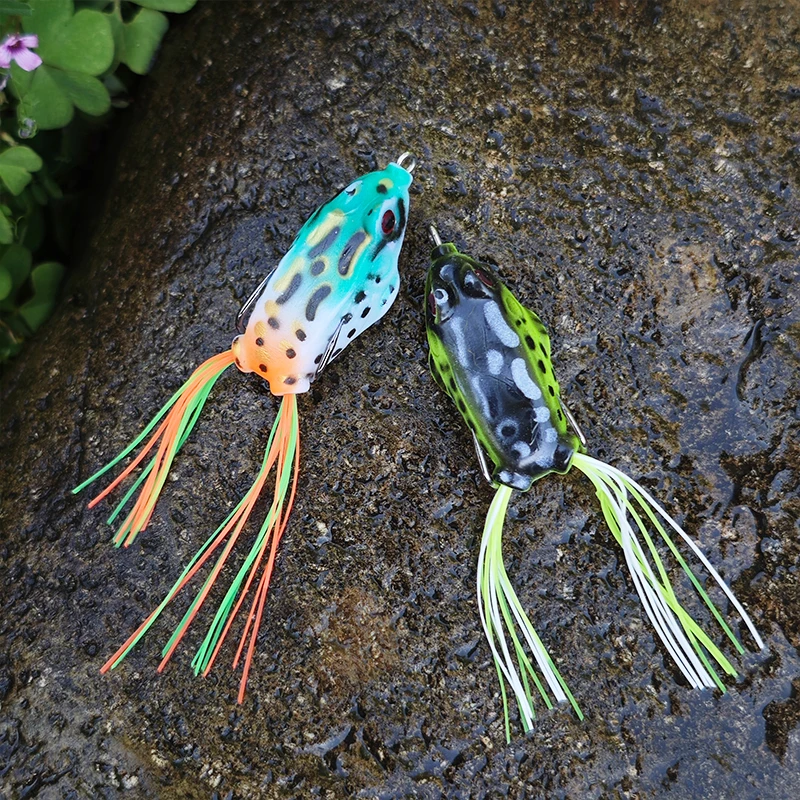 Factory Price Frog Lure Soft Plastic Frog Lures Topwater Soft Fishing Frog Lure Artificial Bait For Fishing