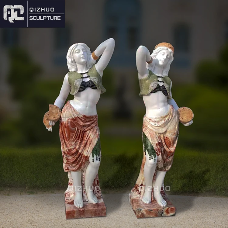 life size stone garden lady female sculpture marble woman nude figure statue