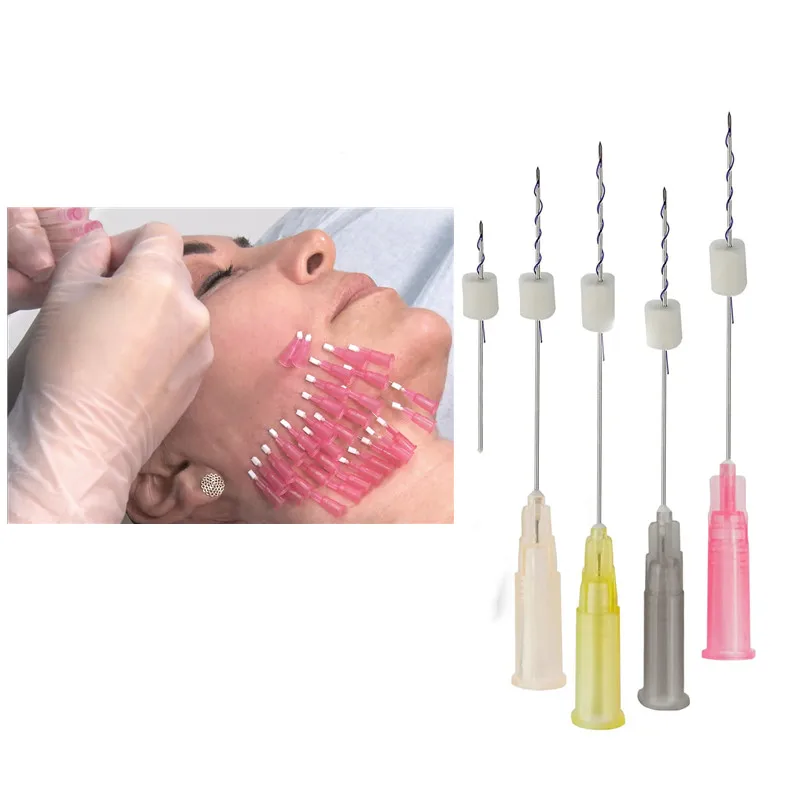 Micro Cannula COG Thread Lift Face Shaping 4D 3D Barbed Thread Lift