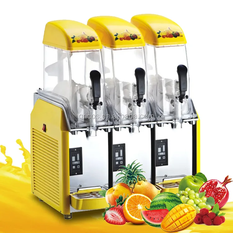 Commercial Smoothie Slushie Machine Granita Ice Slush Slurpee Frozen Drink Making Slushy Maker Margarita Slush Machine
