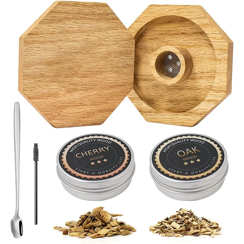 Customizable premium whiskey  smokers set cocktail smoker top kit for drinks