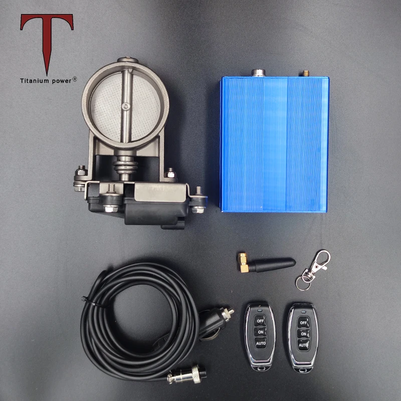 63/70/76mm Titanium or Stainless Valve/Flap/Cutout Electronically Actuated