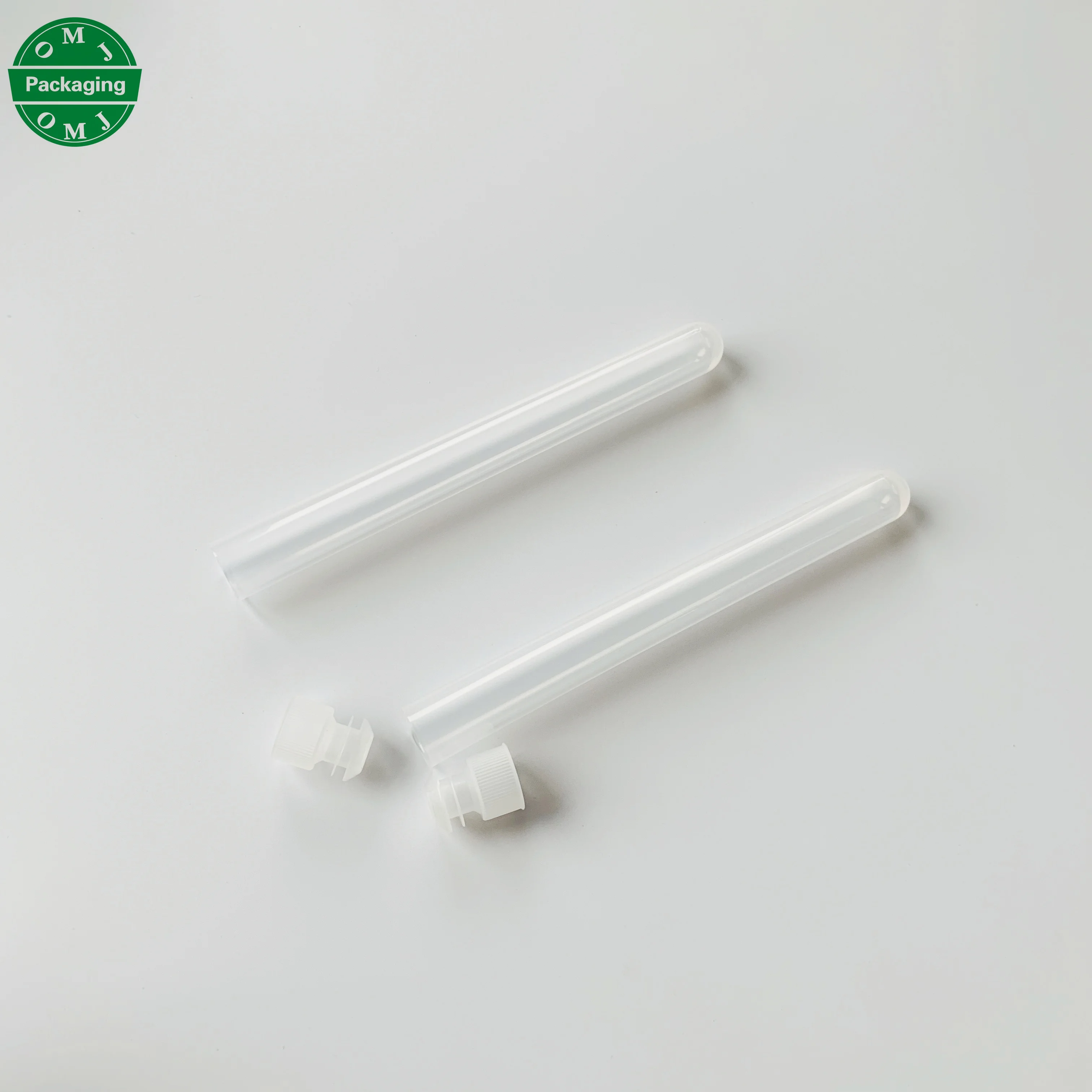 Wholesale Clear 16*100mm plastic test tube without cap for distributor