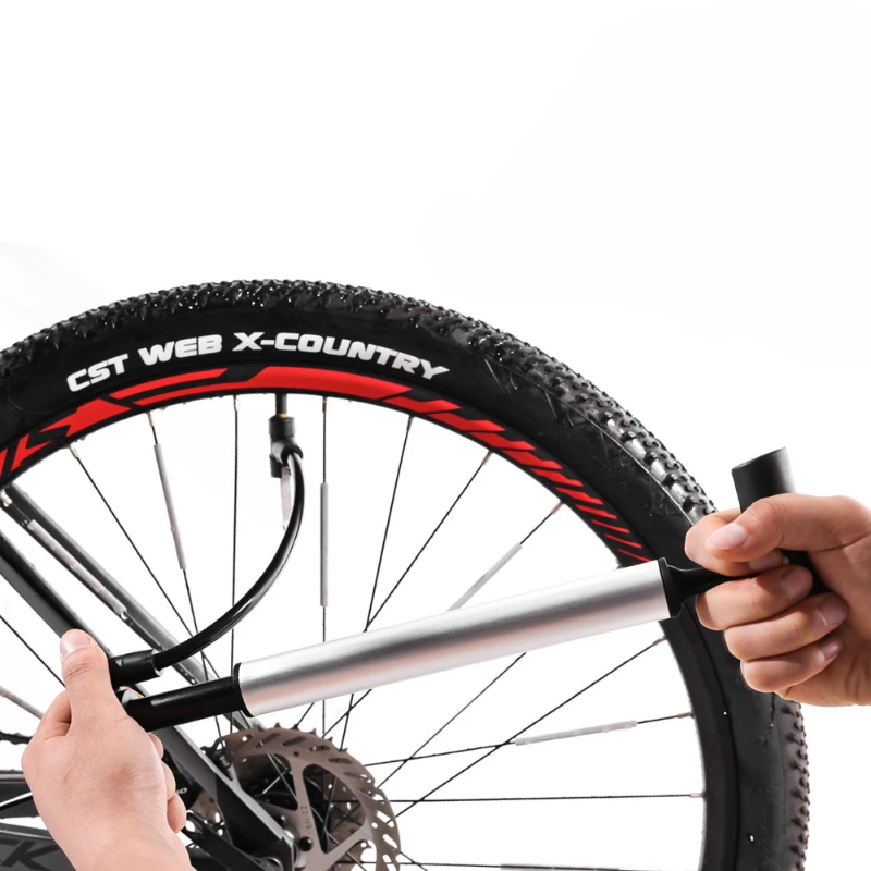 Mountain Bike Portable Floor Mini Gas Cylinder Mouth Air Pump Bicycle Tire Pump