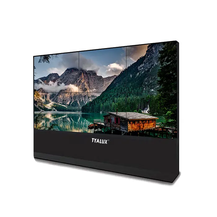 55 inch 3.5mm bezel lcd lg showroom video interactive module wall display tv panel