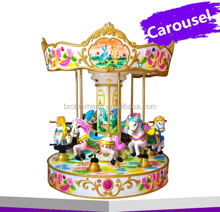 hot sales coin operated carousel  mini carousel rides other amusement park rides for sale