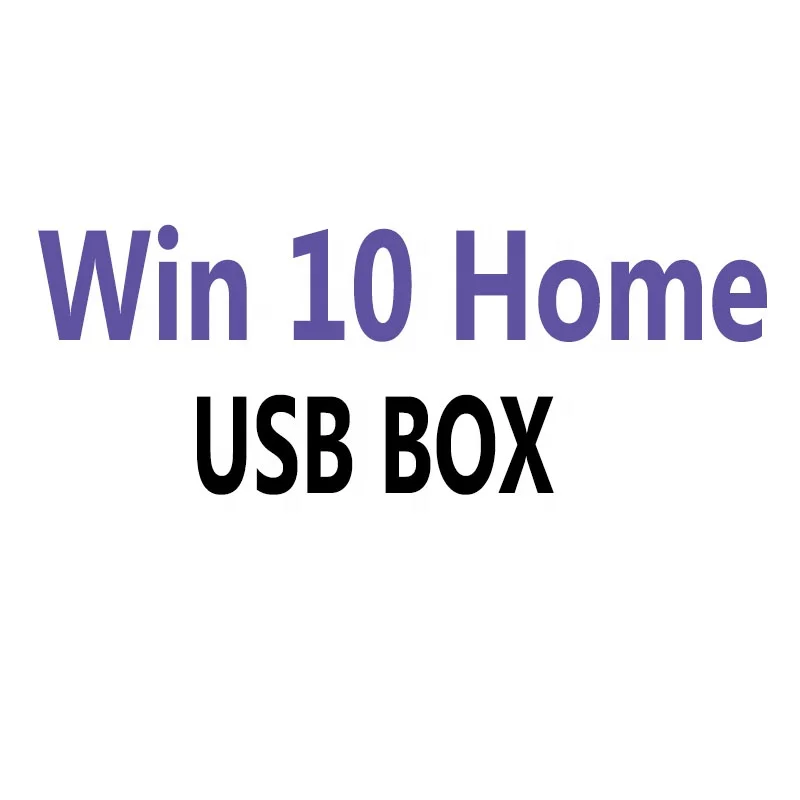 Новейший Win 10 Home USB Box Win 10 домашний USB 100% онлайн Активация Win 10 домашний ключ Быстрая доставка
