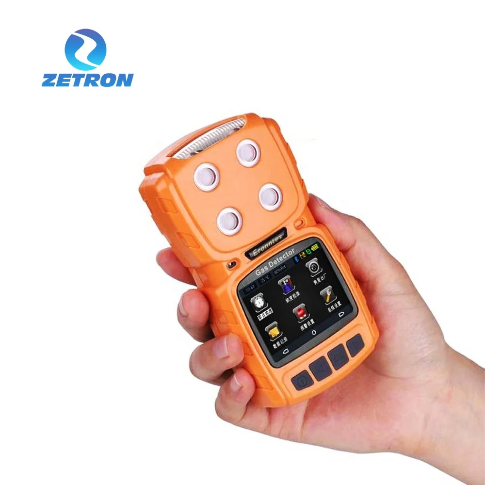 MS104K-Methane Gas Detector Portable 4-In-1 Gas Detector Imported Catalytic Combustion Sensor LCD Display Multi Alarms