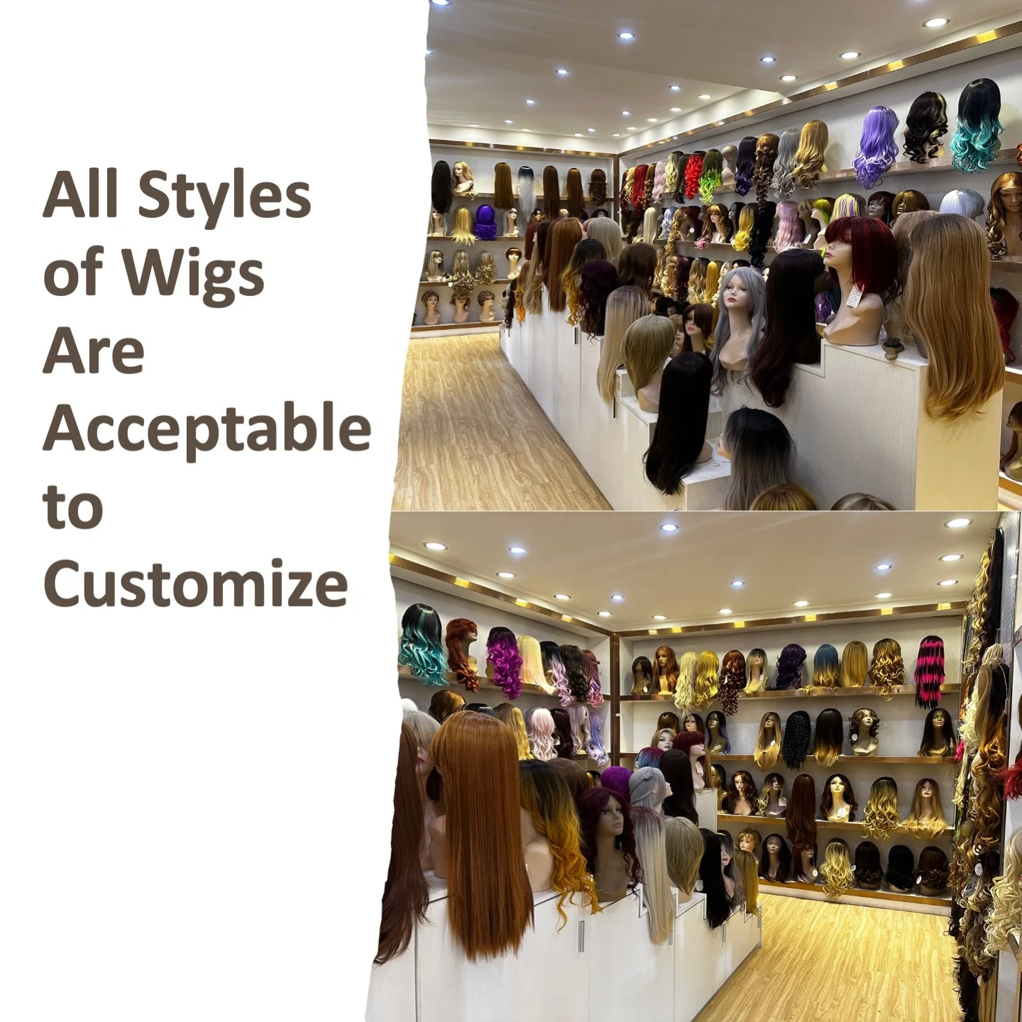 JINRUILI Customizable White and Pink Ombre High Temperature Synthetic wigs Long Straight Hair Natural Wave Wigs for Woman