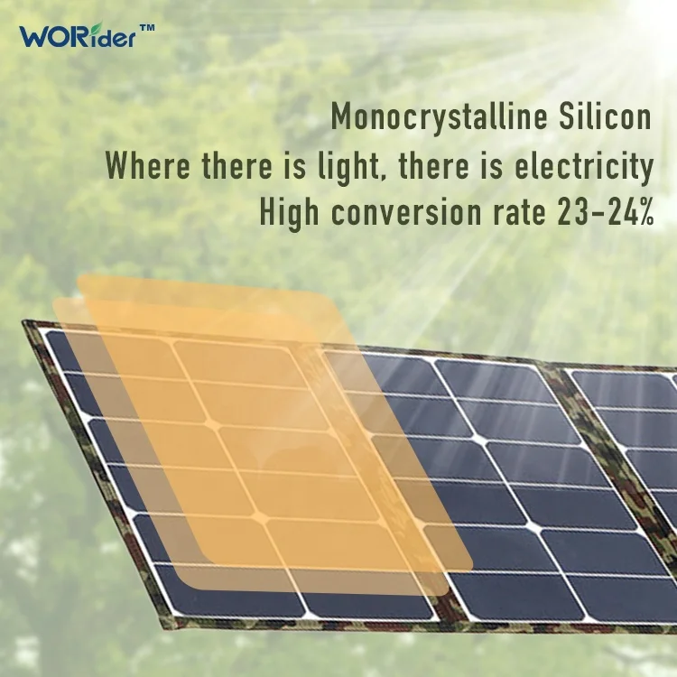 Portable Foldable Solar Panels 20 V 100 W Monocrystalline Silicon High Efficiency Waterproof Camping Solar Panels