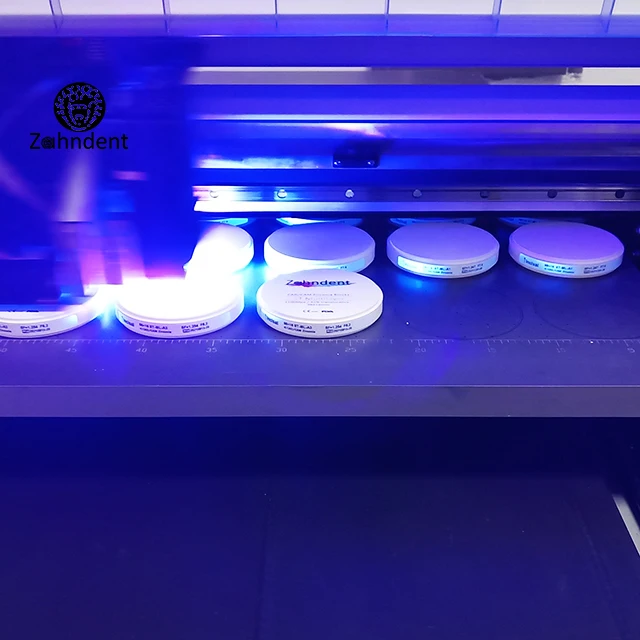 Zahndent 43% high translucency dental  st ml zirconia block teeth restoration with factory price