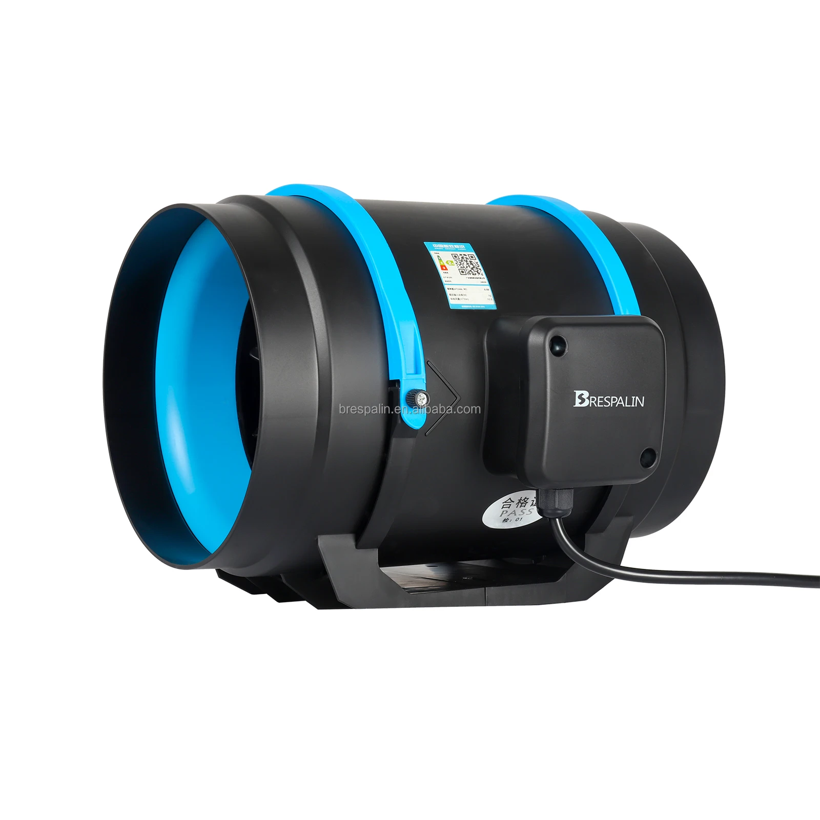 4 Inch Extractor Mixed Flow In-line Duct Restaurant Fan Silent Grow Tent Hydroponics