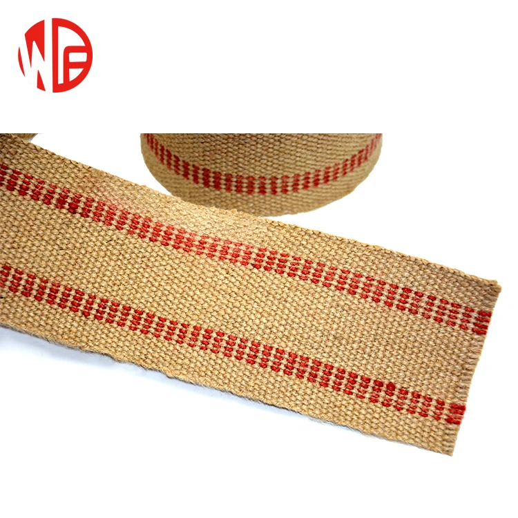 High-Quality Jute Roll Hemp Belt Ribbon Jute Cloth Roll Fabric Jute-Cloth-Price