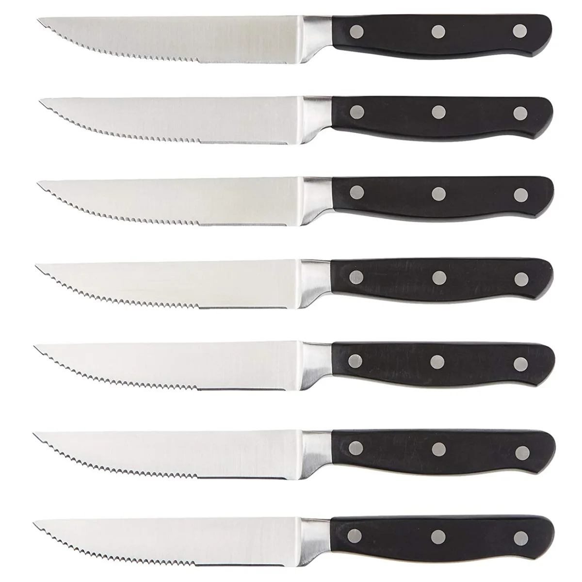 Yangjiang High Quality ABS Handle Stainless Steel Serrated Steak Knife