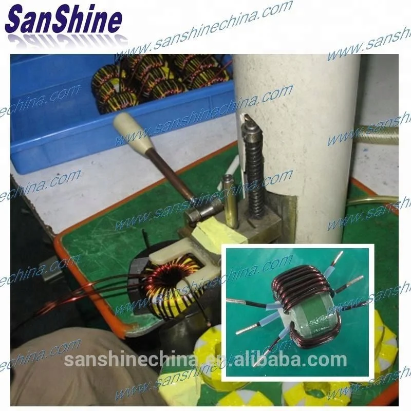 Heavy wire toroid power inductor winder(SS200)