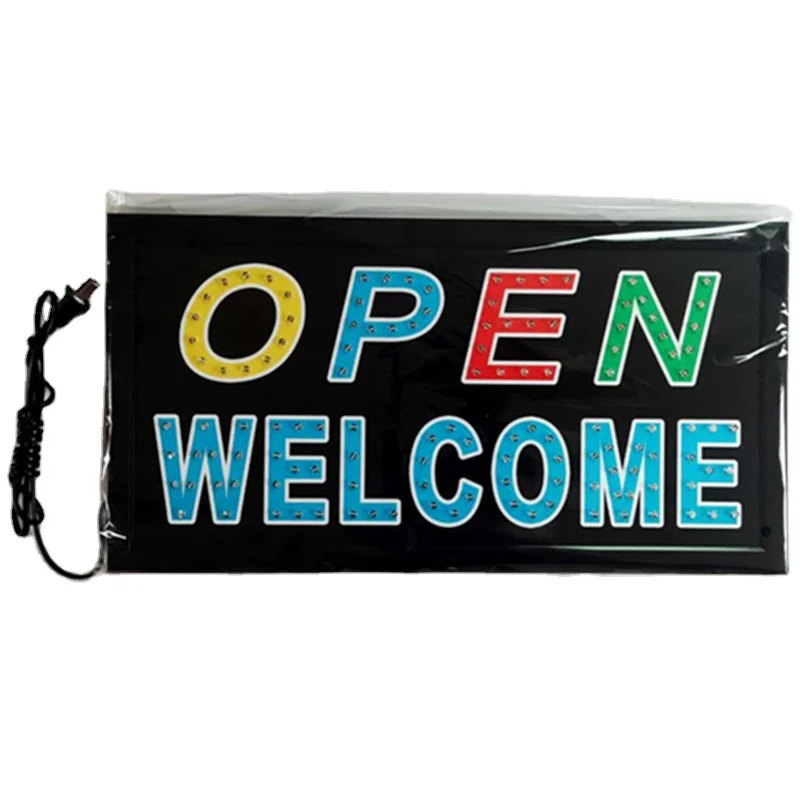 Factory direct 48*25cm lamp beads led lights board illuminated advertising signs