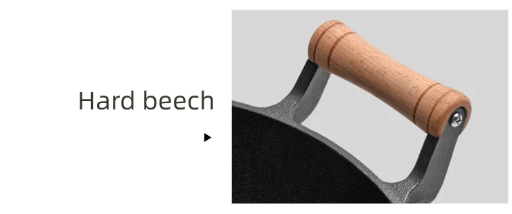 Round Popular Smokeless Type Cast Iron Wok Double Handle Pan Outdoor Cooking Pot Cast Iron Big Wok With Two Ears