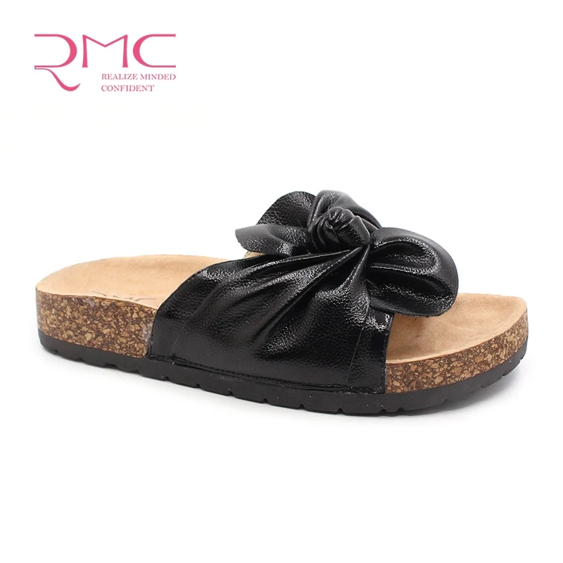 Factory Bow Tie Sandals for Women High Quality  Bowknot Slide Sandal Slip Summer Slippers Ladies Shoes