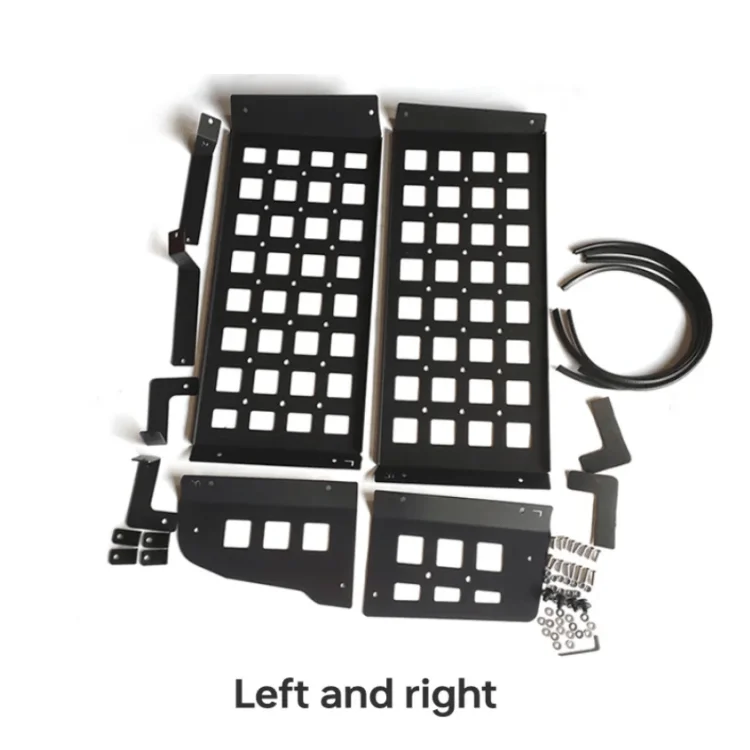 JOLY Car Rear Seat lateral Aluminum Luggage Storage Basket for jimny JB74 JB64