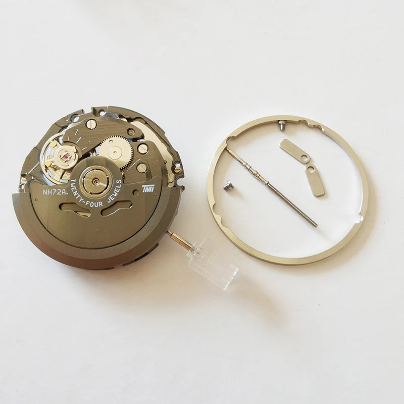 new arrival black  Japan NH72  movement watch automatic mechanical movement compatible with all watch model