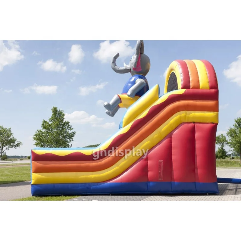  custom commercial funny clown kids bouncy bouncer inflatable slide bounce