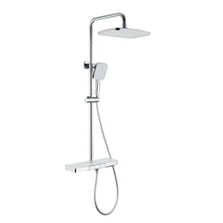 High Quality Intelligent Digital Shower Set Led Digital Smart Wall Mounted Luxury Thermostatic Hand Digital Exposed Shower