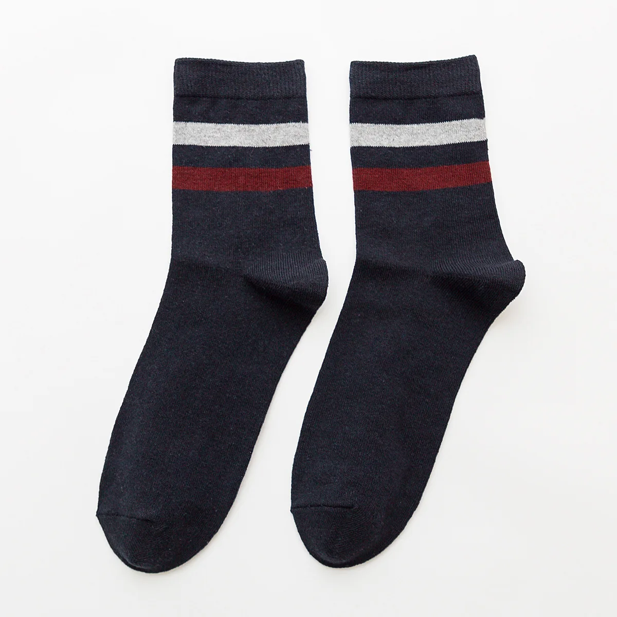 Cheap Factory Whole Sale Men Casual Work Everyday Cotton Socks