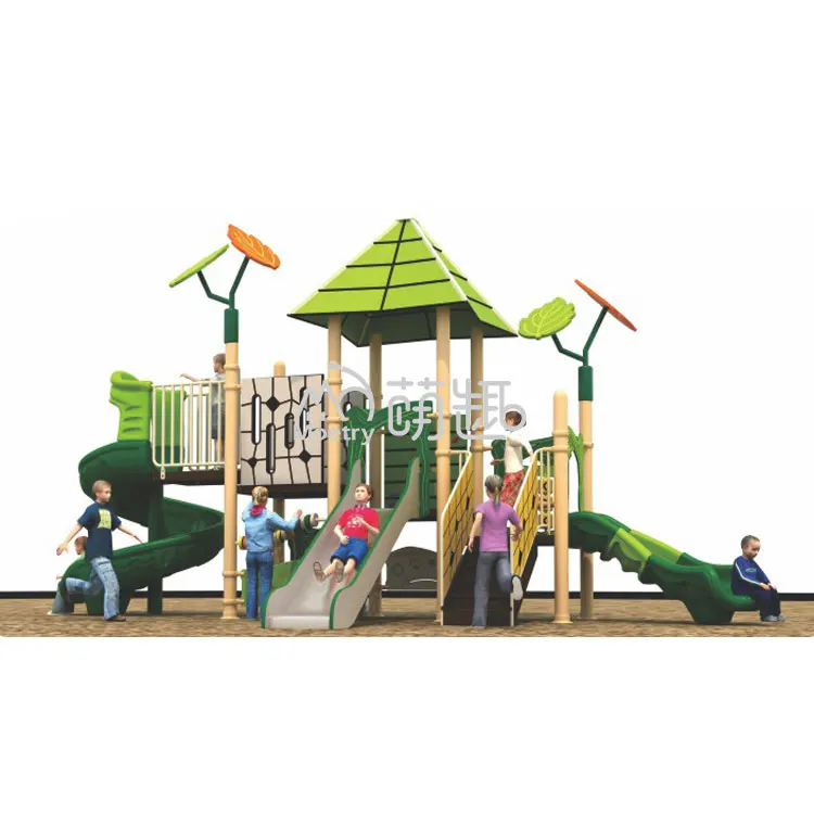 Moetry Wholesale Price Kids Outdoor Indoor Playground Equipment Playhouse with Plastic Slide