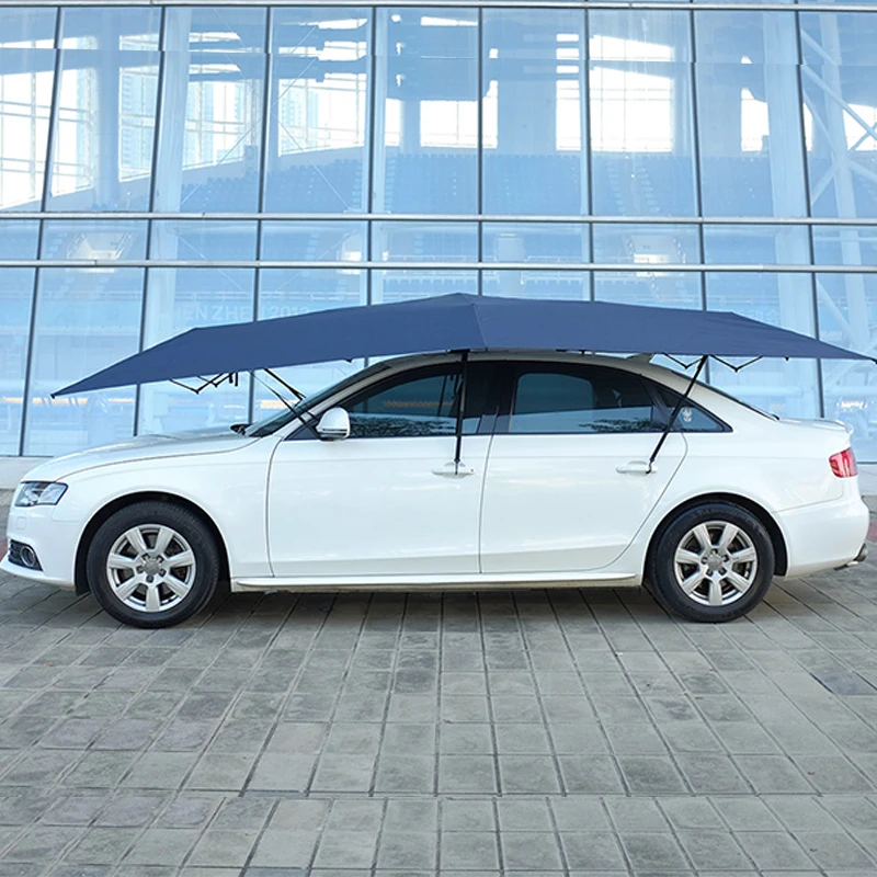 Portable Semi-automatic Car Cover Tent Remote Controlled Car Sun shade Umbrella Outdoor Roof Car Cover Umbrella