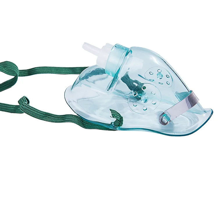 Medical supplies disposable pvc oxygen mask transparent oxygen gas mask adult oxygen face mask