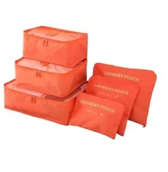 Travel Storage bag six-piece set of large suitcase multifunctional storage Oxford cloth waterproof material clothing Travel set