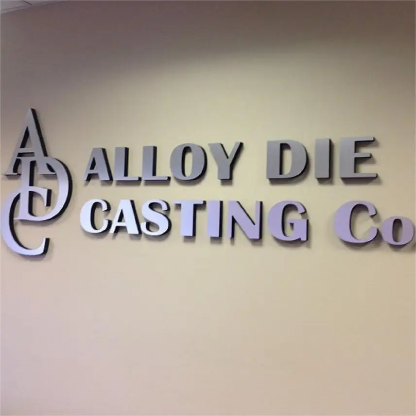 High Quality Manufacturing Custom Design Vintage Metal Signs Laser Cut 3d Letter Sign