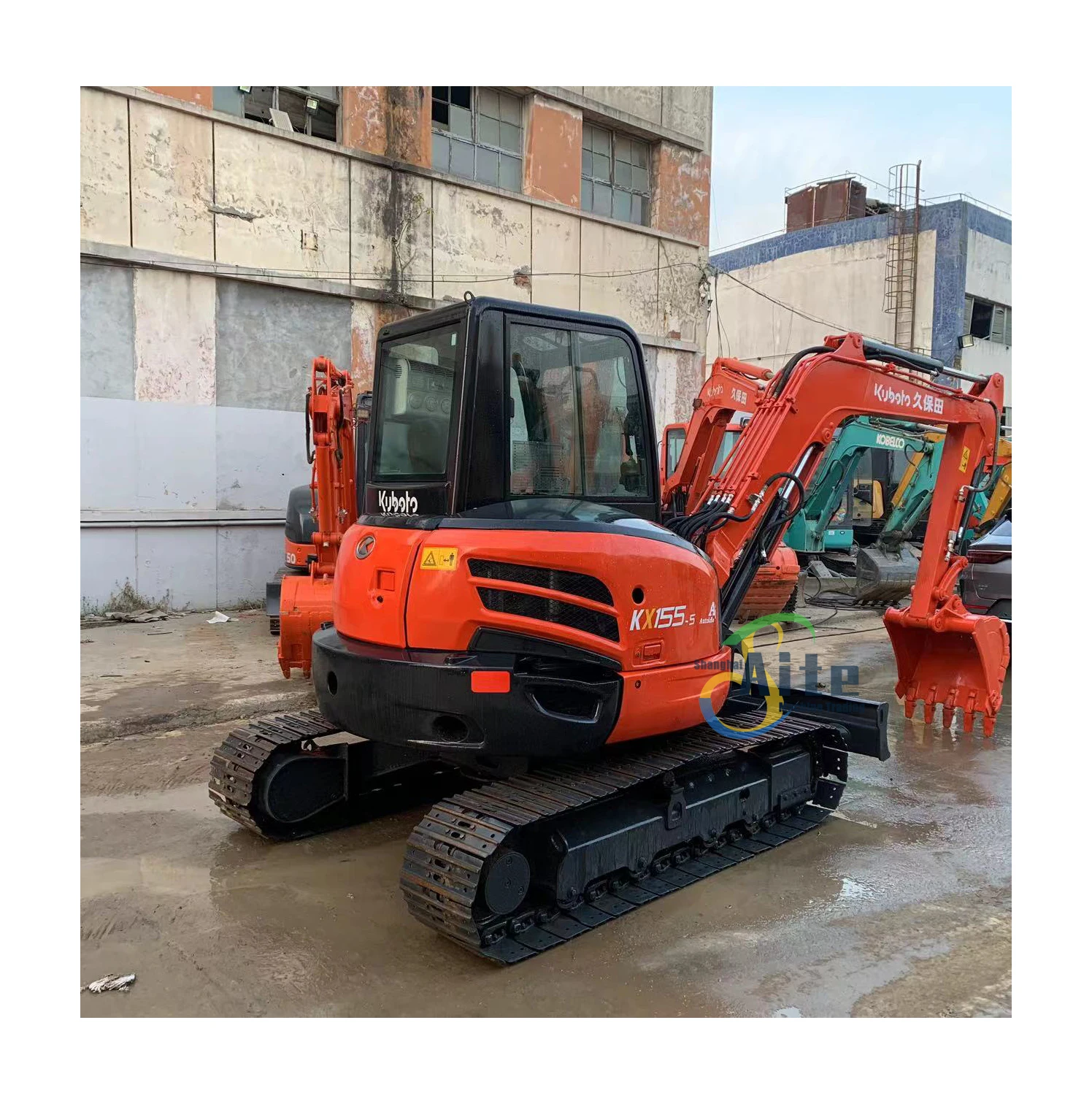 good condition mini digger original kubota kx155-3 kx155-5 kx185  small digging machinery