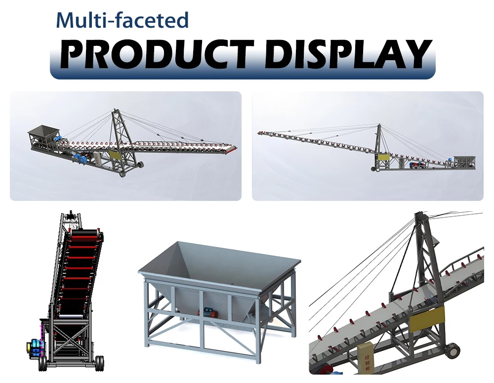 Hot Sale Barge stacker conveyor Portable Ship Loading Machine with best price