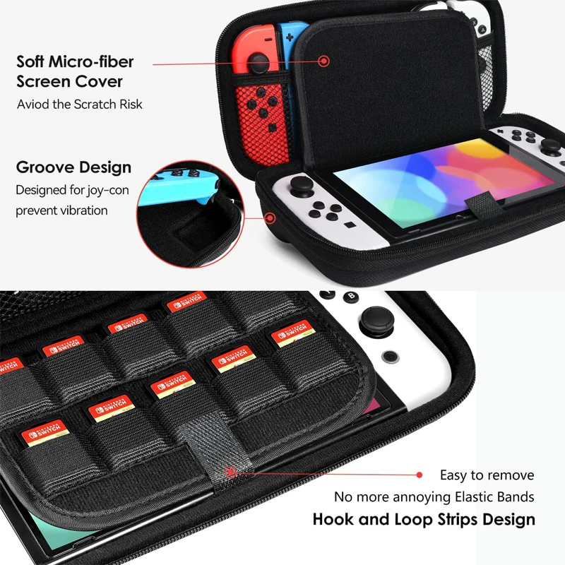 Чехол для переноски Nintendo Switch и новой модели (2021)