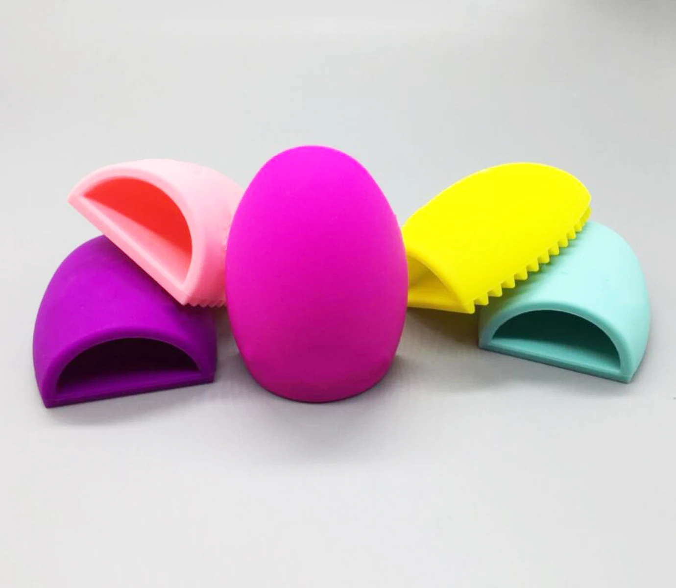 Professional makeup brushes cleaner pad, quick-drying facial wash brush, portable silicone brush cleaner mat