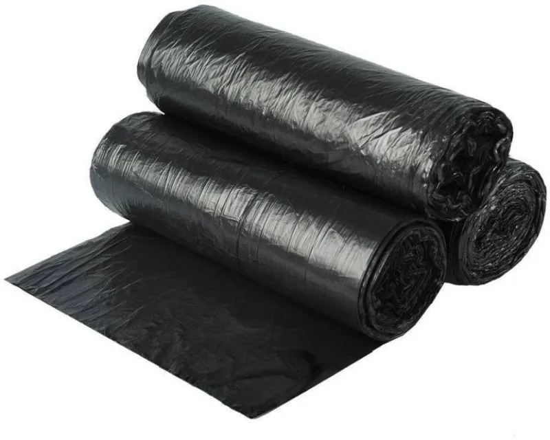 Hot Sale Supply Custom Plastic PE Disposable Big Black Refuse Can Liner Plastic Garbage Bags/Trash Bag on Roll