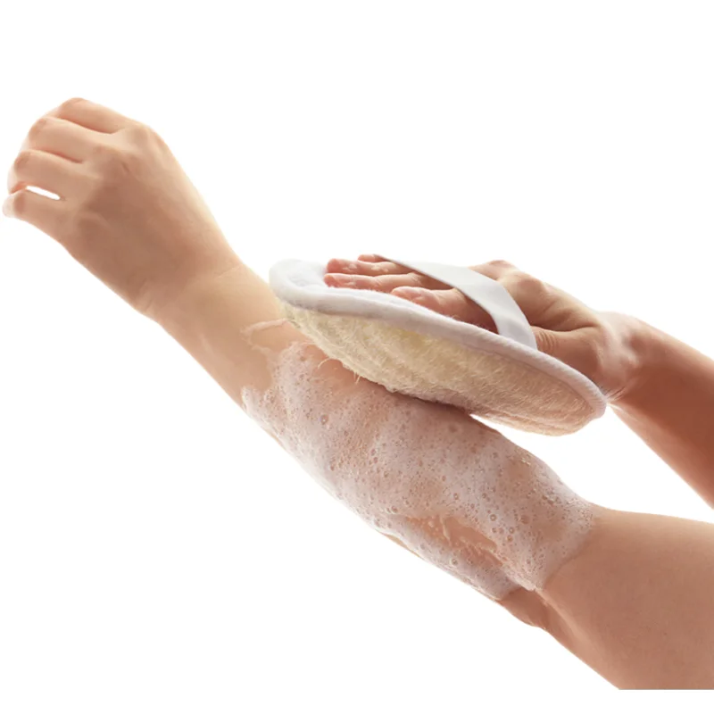 Body Scrub Exfoliating  Shower Scrubber Skin Brush  Cellulite Massager Loofah Mitten oval shape body brush