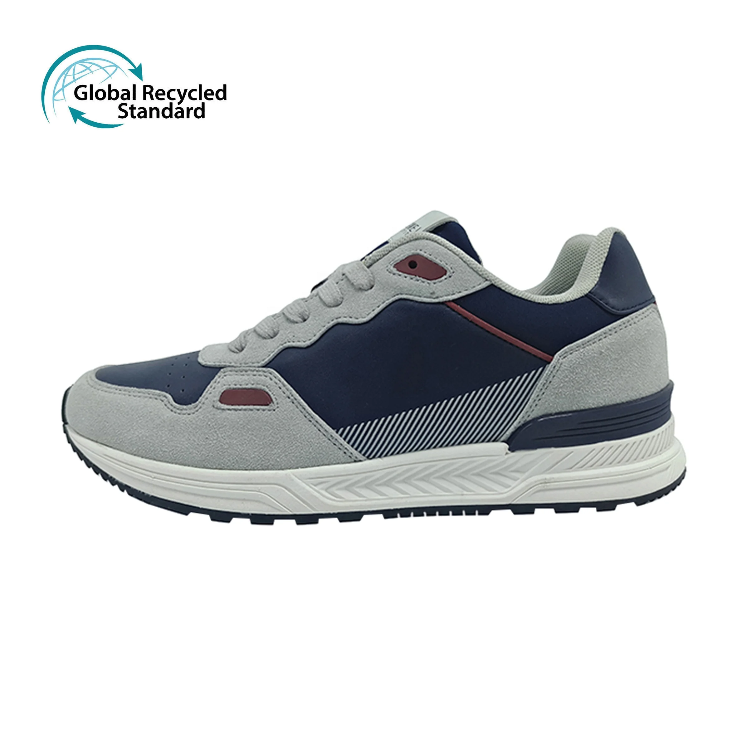 OEM Fashion Outsole Sport Sneakers Comfort Man Casual Shoe Classic light gray sapatu