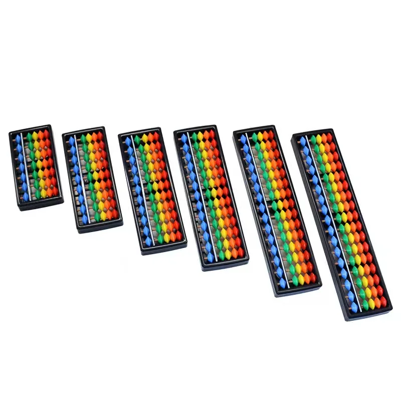 kindergarten students plastic ABS rainbow beads Early Educational children Mathematics colorful abacus for
