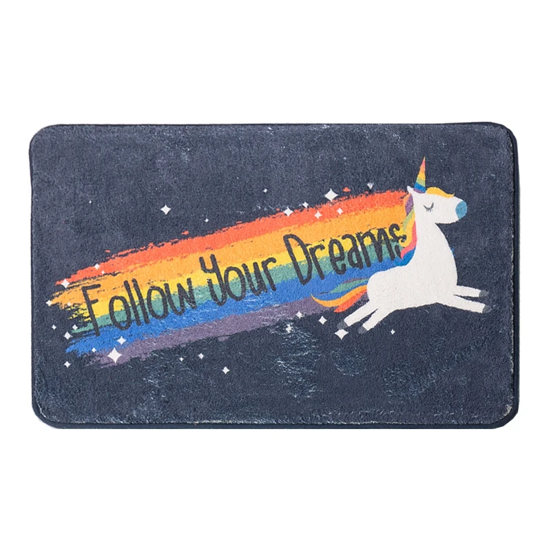 Hot Sell alfombra Direct Sales rectangle furry fluffy rug carpet mat bathroom antislip printed rug carpet