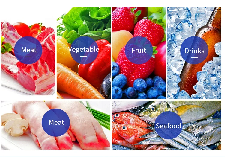 Hot Pot Order Display Refrigerator Malatang Restaurant Fresh Display Cabinet 3 temperature