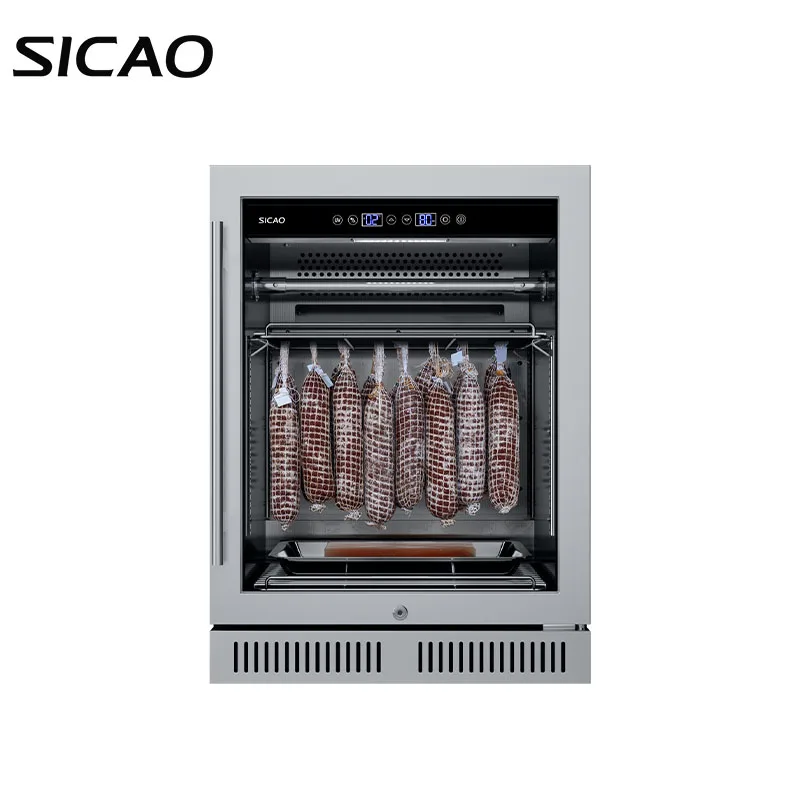 SICAO Gourmet Restaurant Supermarket Commercial Mini 154L 1-22°C  Meat Dry Ager Aged Aging Fridge Cabinet Refrigeration Machine