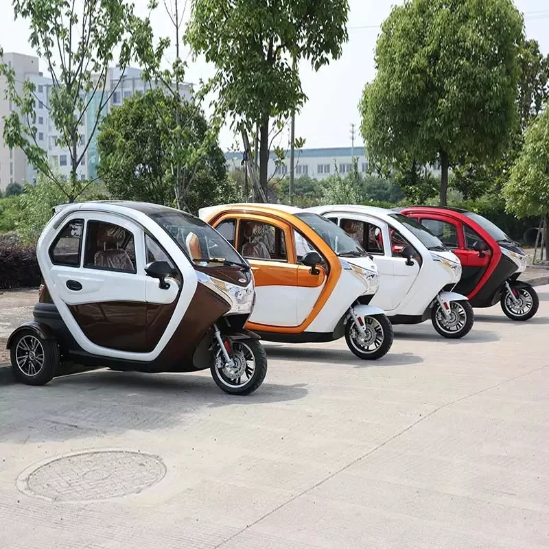 EEC certification  Tricycle mini adult scooter three wheels high-end fully enclosed electric tricycle