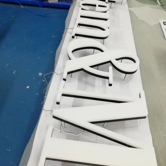  Акриловая передняя и полубоковая подсветка для письма lightig