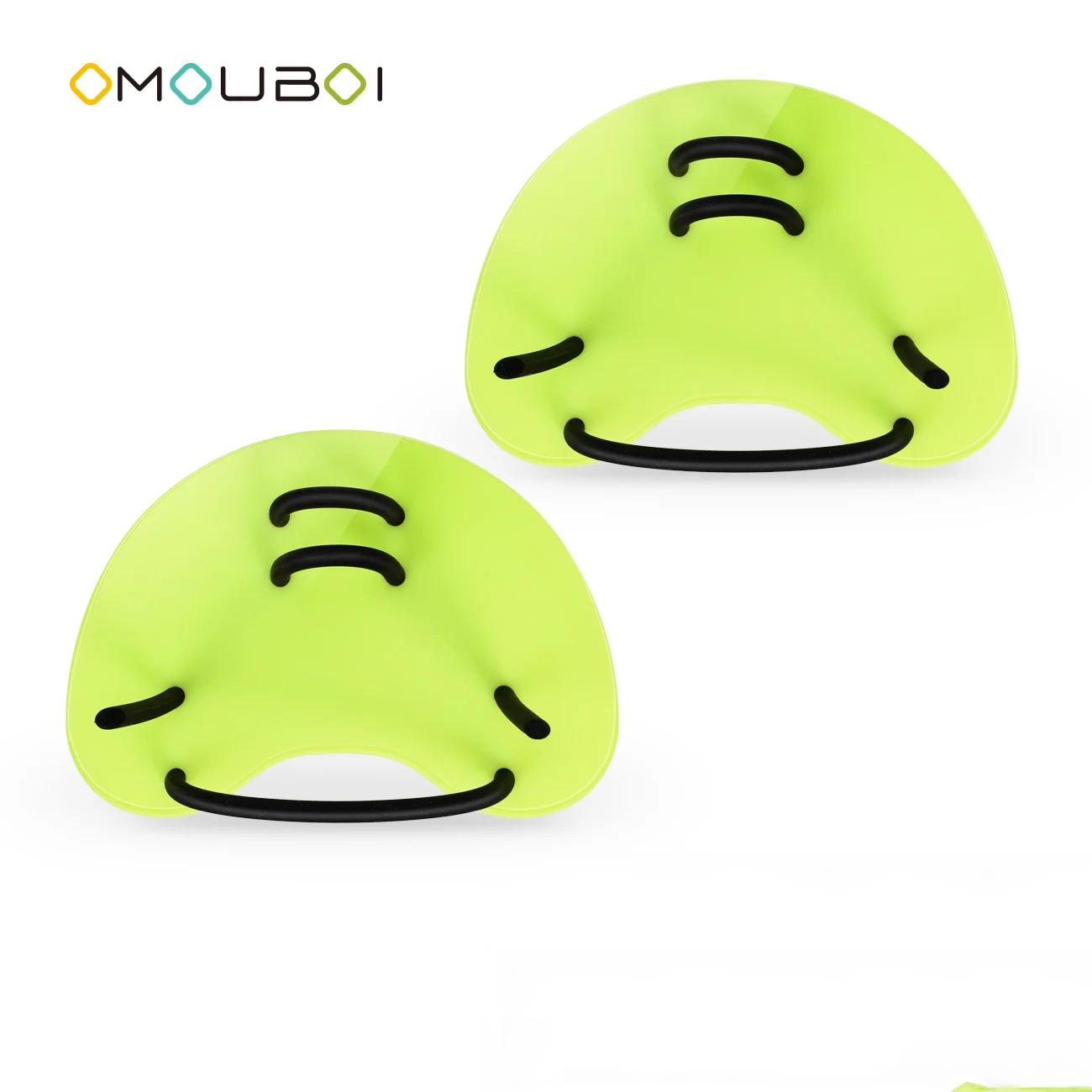 Hot selling novelty swimming  exercise plastic tool swimming paddles adjustable silicon straps hand web paddles