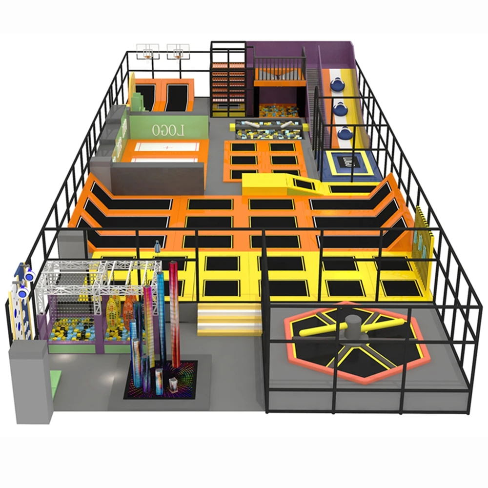Commercial Jump Trampoline Indoor Trampoline Parks Equipment Bungee Trampoline Park for Kids And Adults