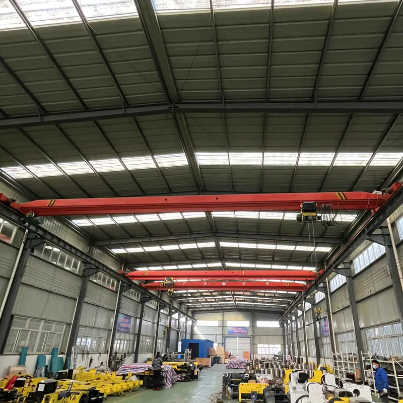 32t single beam travelling hanger overhead bridge crane for lifting rebar