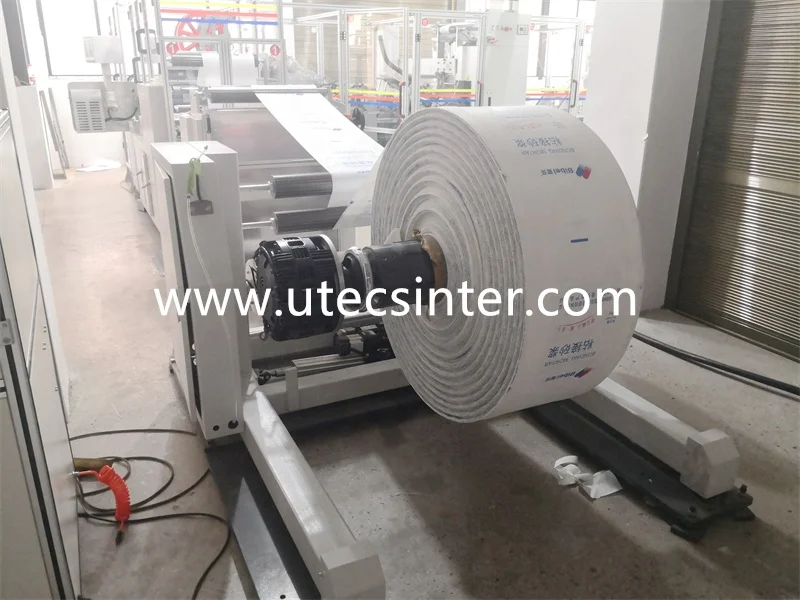 HT140 25kg 50kg laminated Plastic kraft laminated Polypropylene woven valve pocket sack bag Making Machine